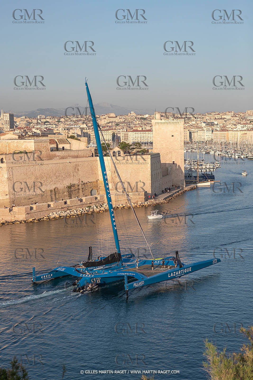 17 05 2022, Marseille (FRA), Arrivée du trimaran Ultim SVR LAZARTIGUE à Marseille