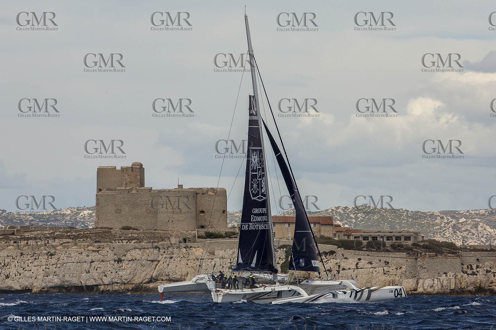 24 09 2012 - Marseille (FRA,13) - Match race France 2012 - Arrivée des MOD 70 du  Tour de l'Europe