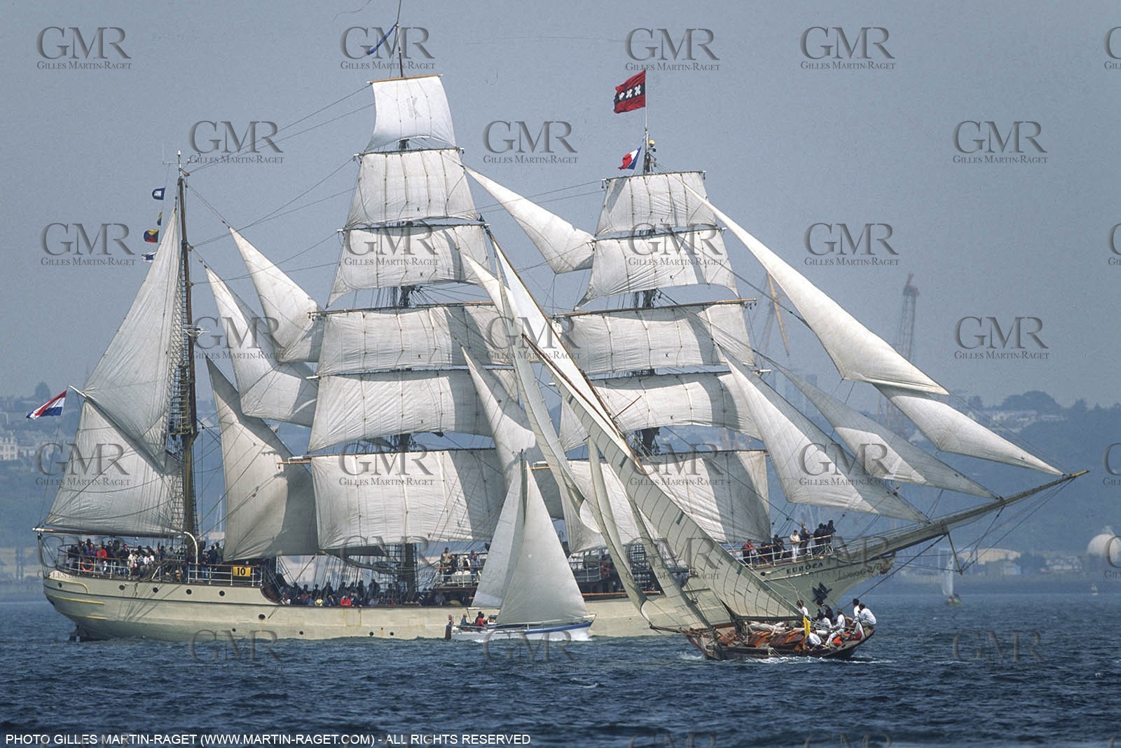 Brest (FRA,29) - Three masts Europe and Pen Duick