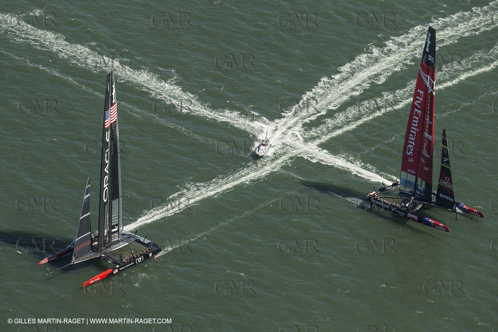 07 09 2013 - San Francisco (USA,CA) - 34th America's Cup - Final Match - Race Day 1