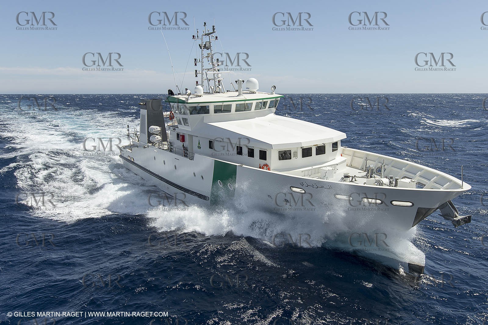 Al Azizi -  H2X boatyard - Oceanographjic research ship - Sea trials off La Ciotat (FRA,13) - 29 07 2014