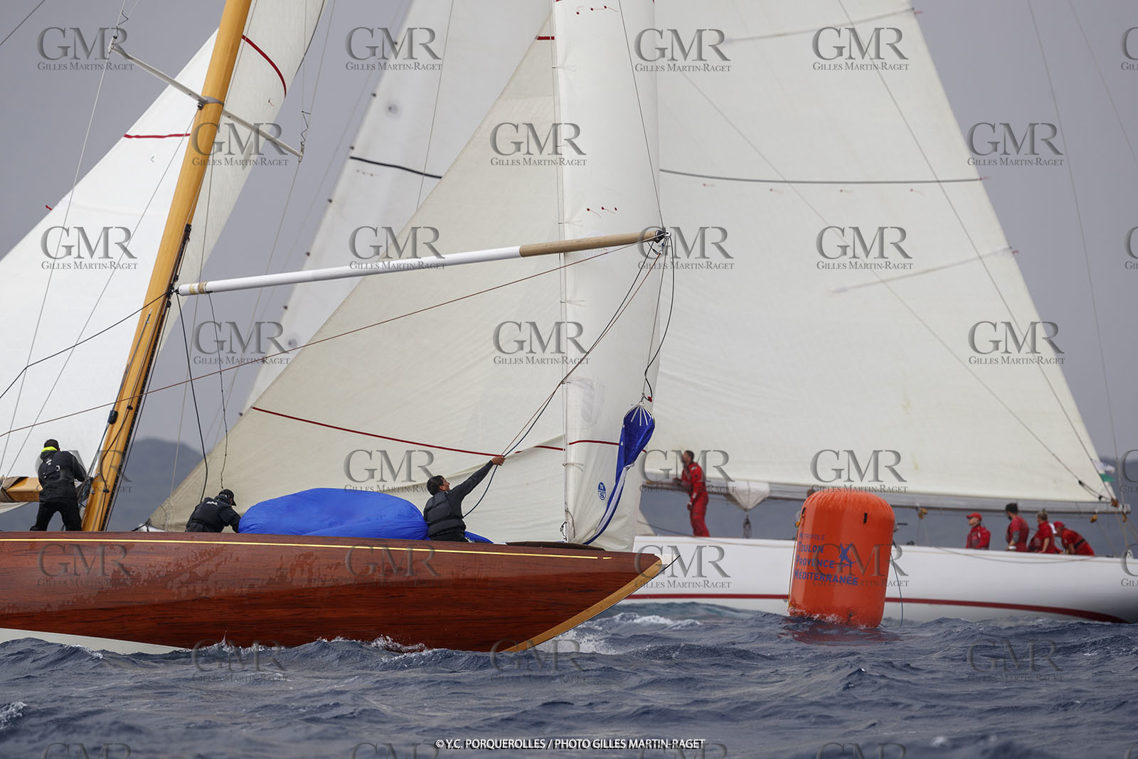 19 06 2024, Porquerolles Island (FRA), Championnat du monde des 12 m JI 2024, Race Day 1