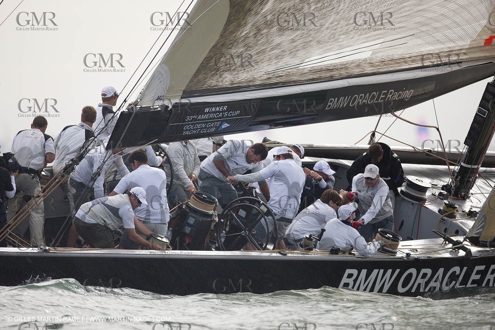 02 08 2010 - Cowes (UK, IOW) 1851 Cup -  BMW ORACLE Racing - Training Day.
