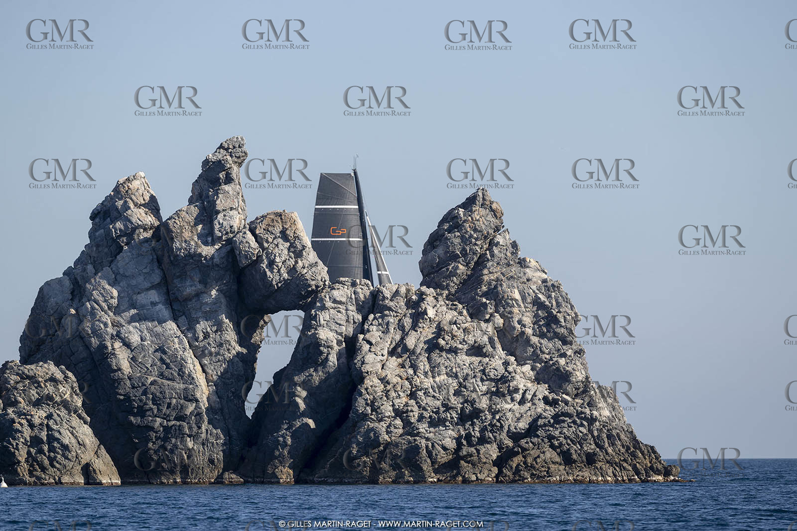 16 02 2019, Porquerolles (FRA,83), Gunboat 68 sail testing  3