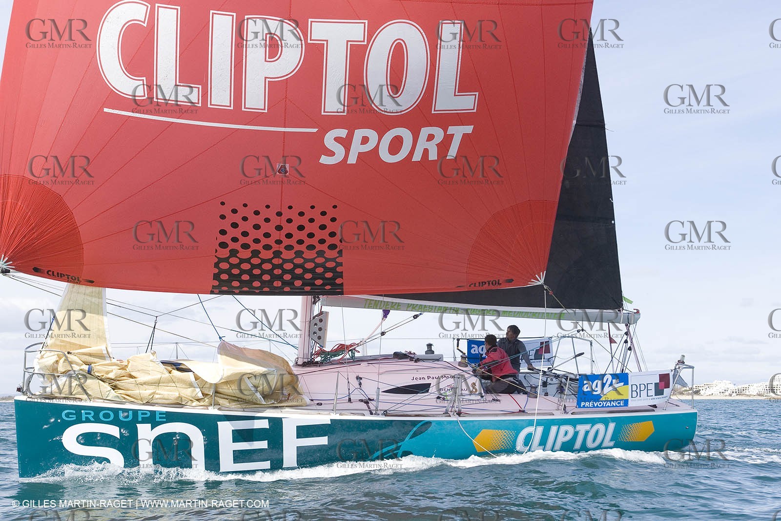 27 03 08- La Grande Motte- (FRA,34) Transat AG2R 2008- Jean-Paul Mouren- Laurent Pellecuer