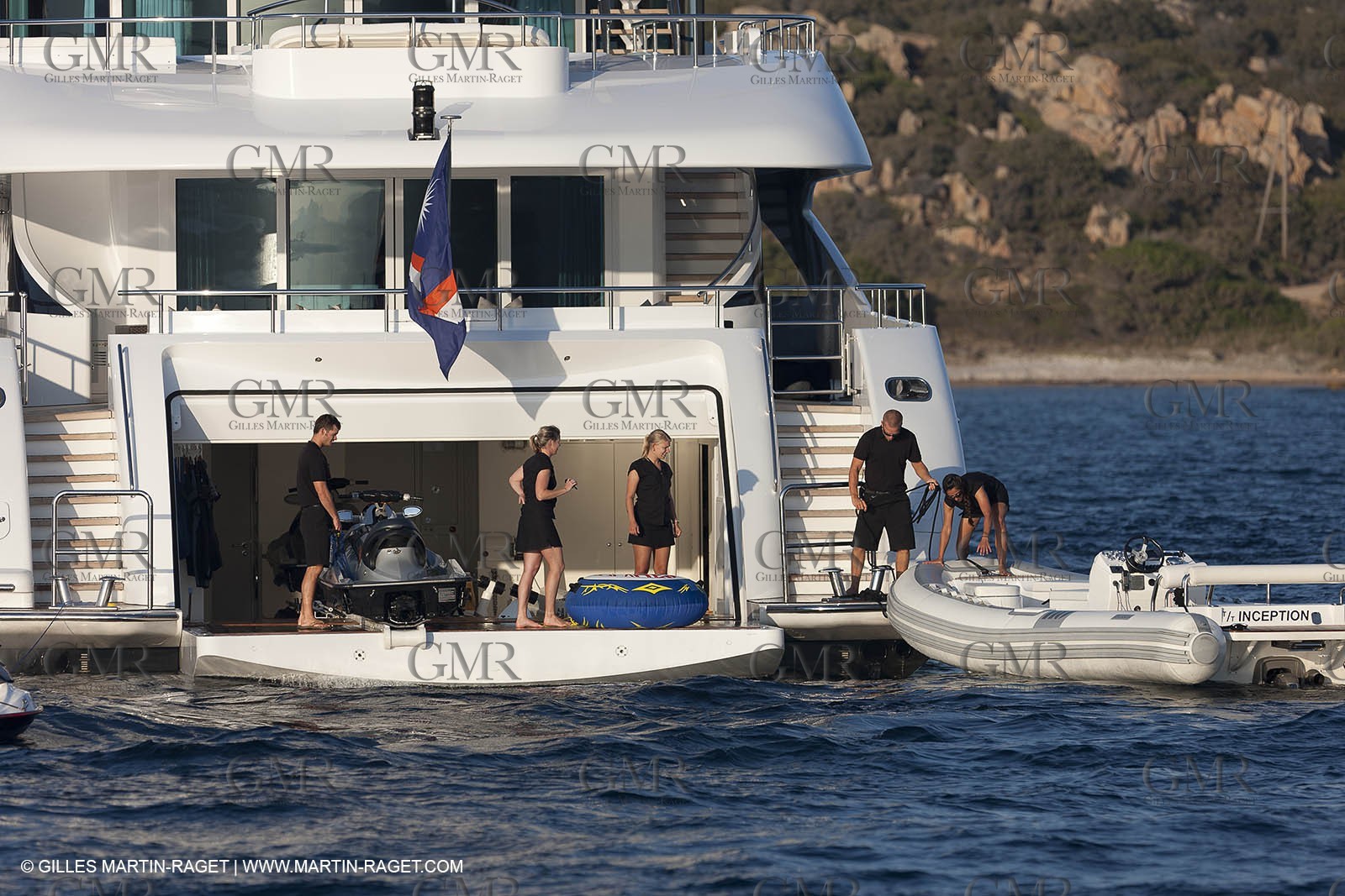 18 08 2011 - La Maddalena (ITA, Sardinia) - Motor yacht Inception