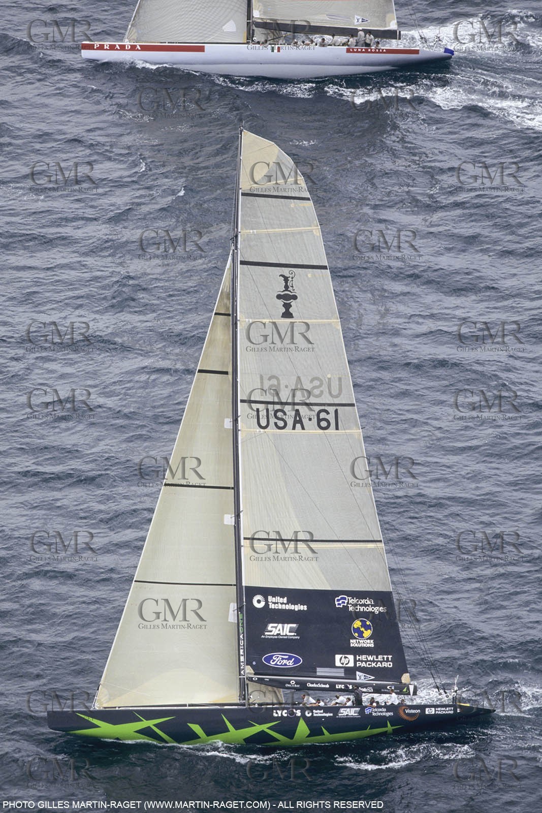 Sailing, Yacht Racing, America's Cup XXX, Auckland (NZL), 2000, America True