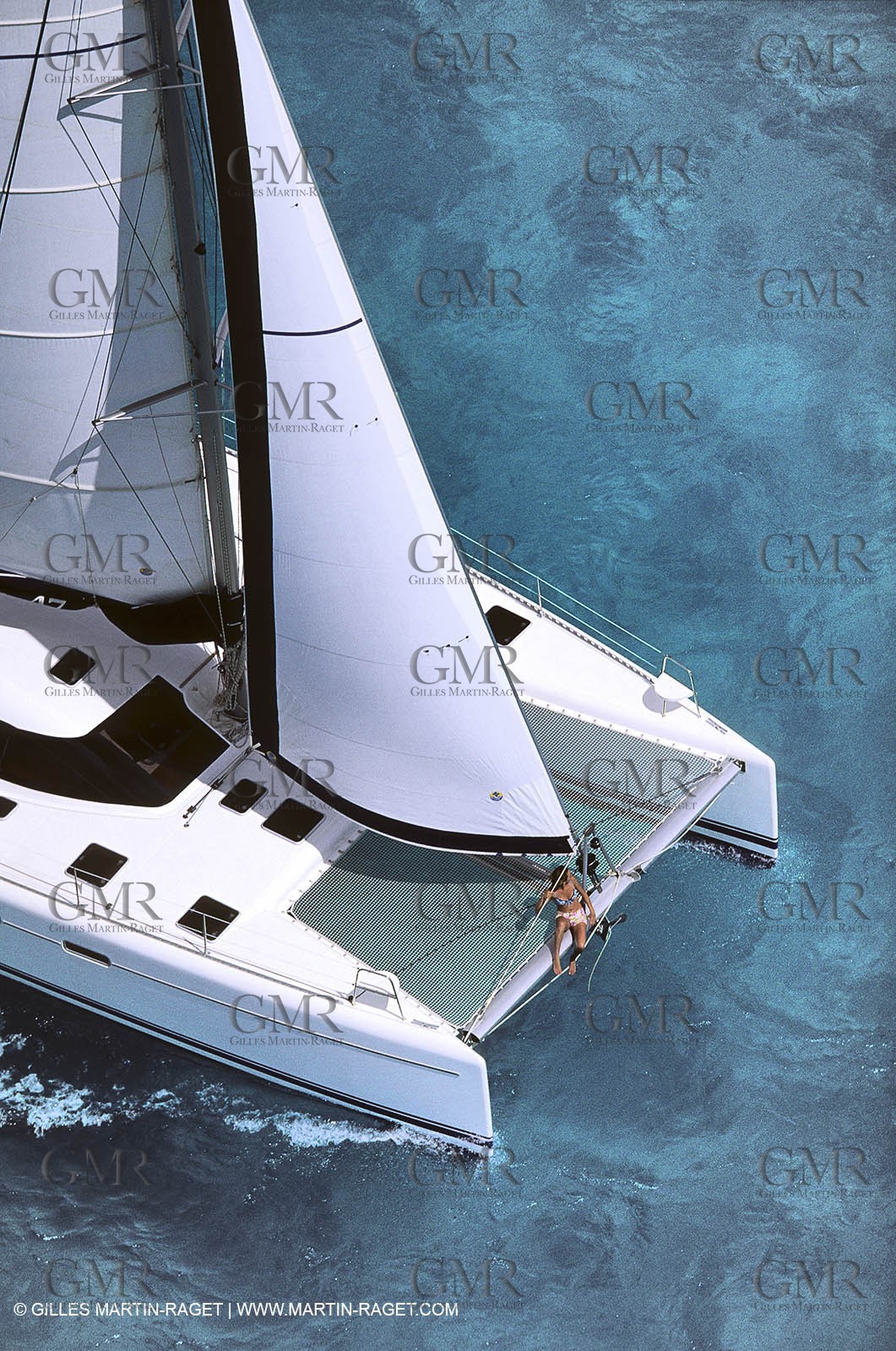 Cruising multihull sailing