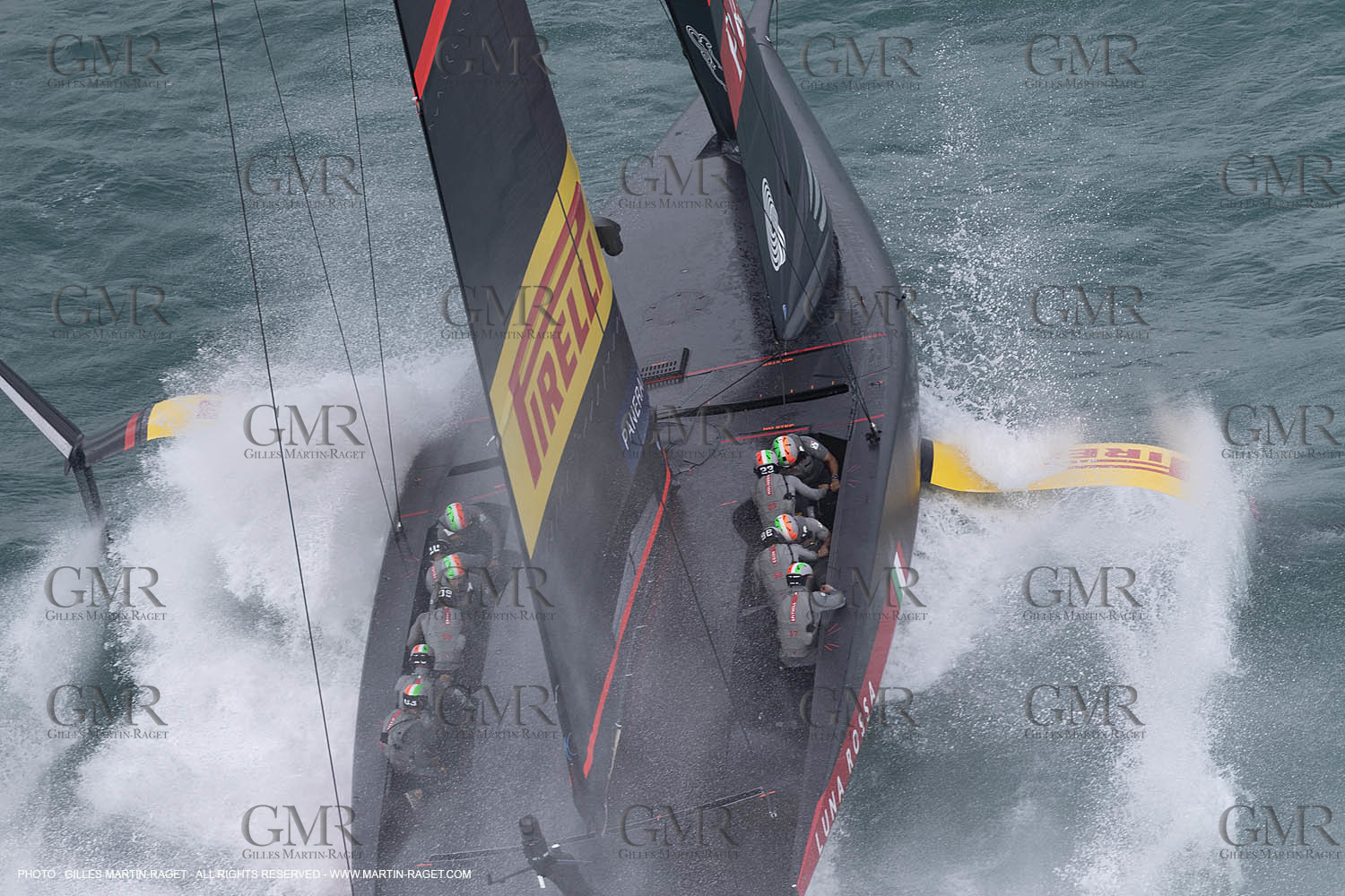 10 12 2020 - Auckland (NZL) - 36th America's Cup - Practice Sessions - Day 2 -Luna Rossa Prada Pirelli Team