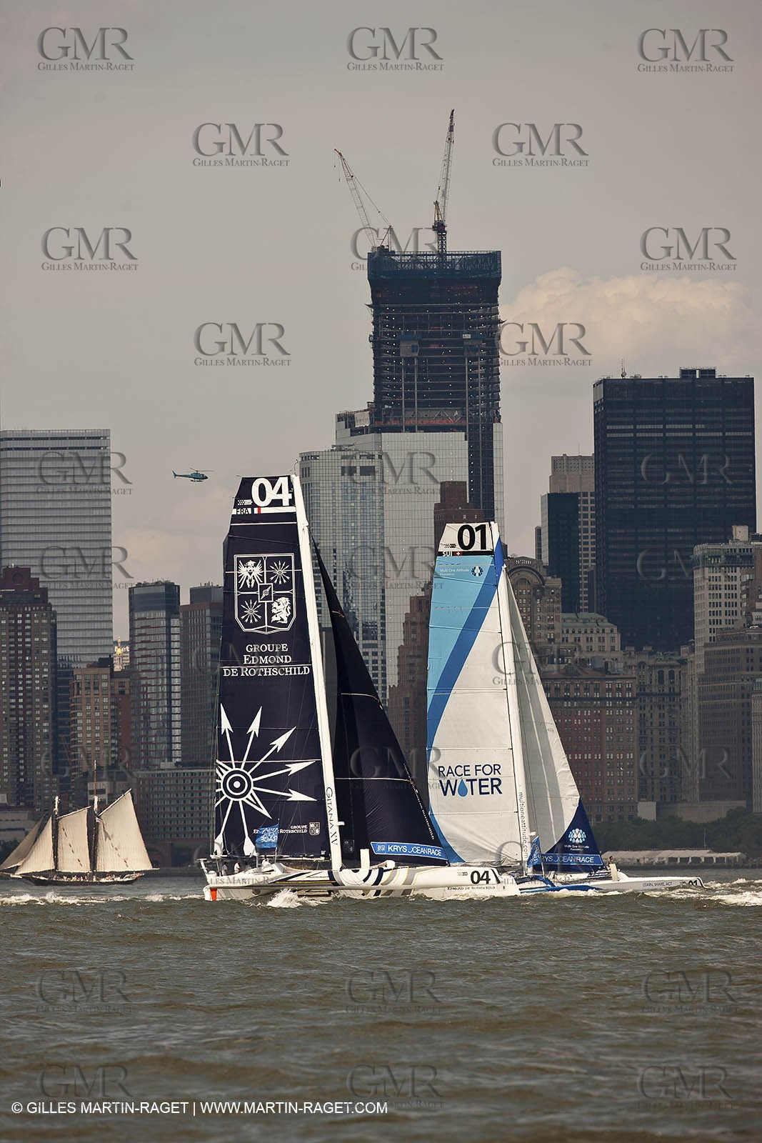 03 07 2012 - New York (USA, NY) - Krys Ocean Race prologuie - arrival in New York