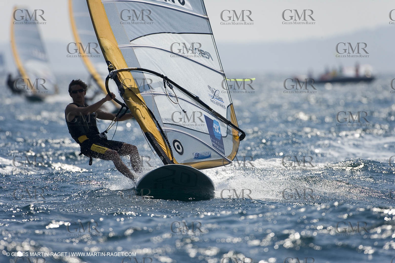 27 04 2007 - 2007 Semaine Olympique Française - Hyères (South of France) - Day 6 - Medal Race - Team France - RS:X - Bontemps Julien