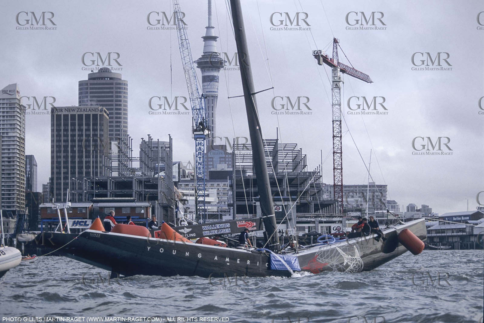 Sailing, Yacht Racing, America's Cup XXX, Auckland (NZL), 2000, Young America