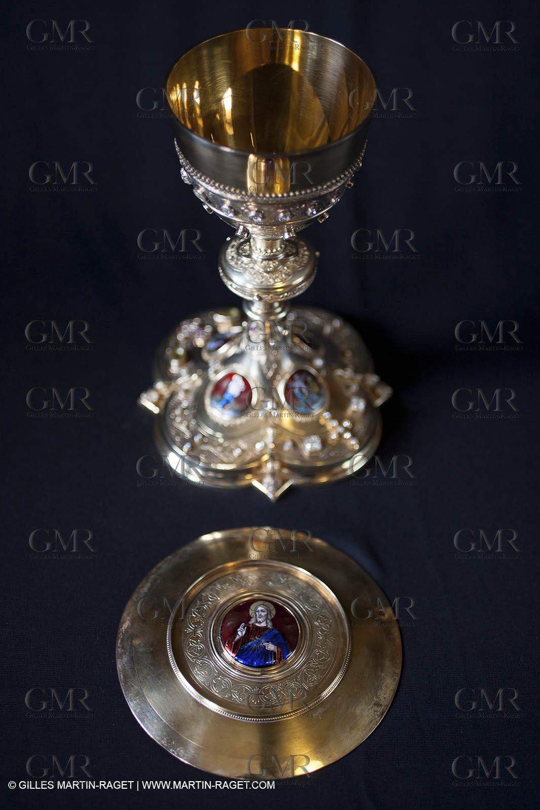 04 02 2013 - Marseille(FRA,13), Notre Dame de la Garde,liturgical silverware