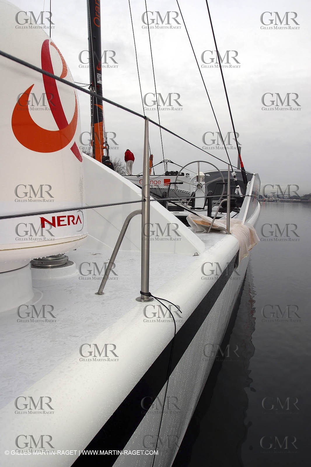 Vannes - Multiplast Boatyard - Orange II Details