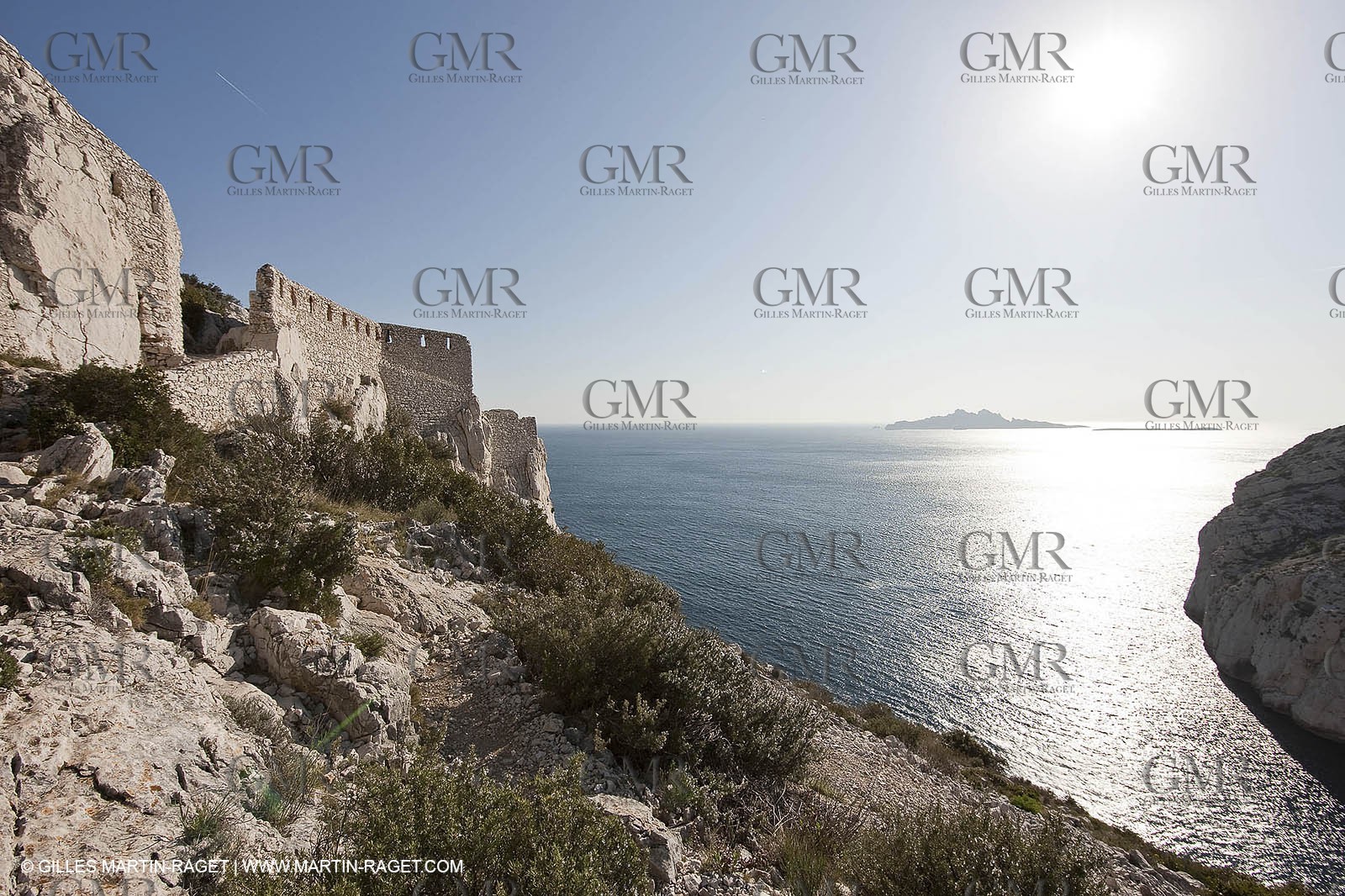 23 03 2009 - Marseille (FRA, 13) - Les Calanques - Castle ruins