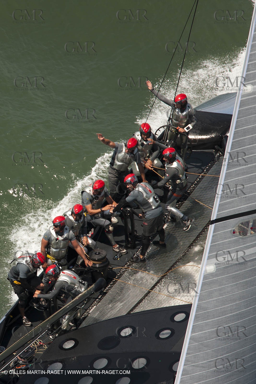 03 08 2013 - San Francisco (USA,CA) - 34th America's Cup - Louis Vuitton Cup - Semi-finals - Luna Rossa vs Artemis Racing - Race 1