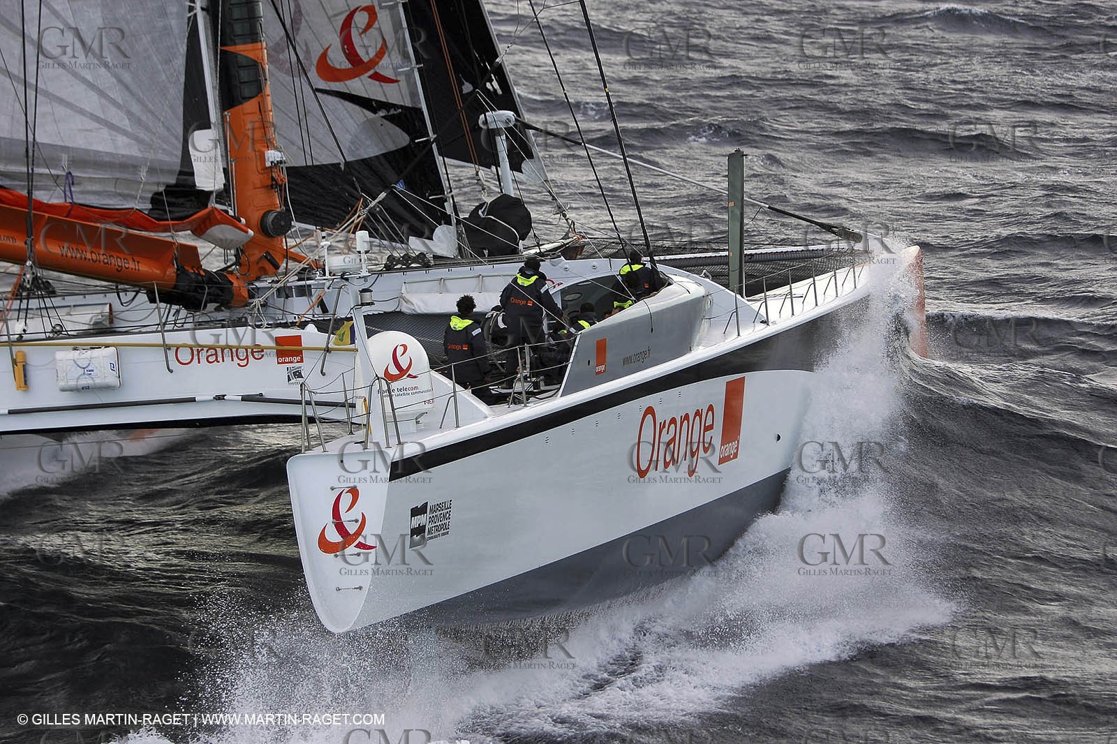 Orange II-2004 Mediterranée Record-Start off Marseilles