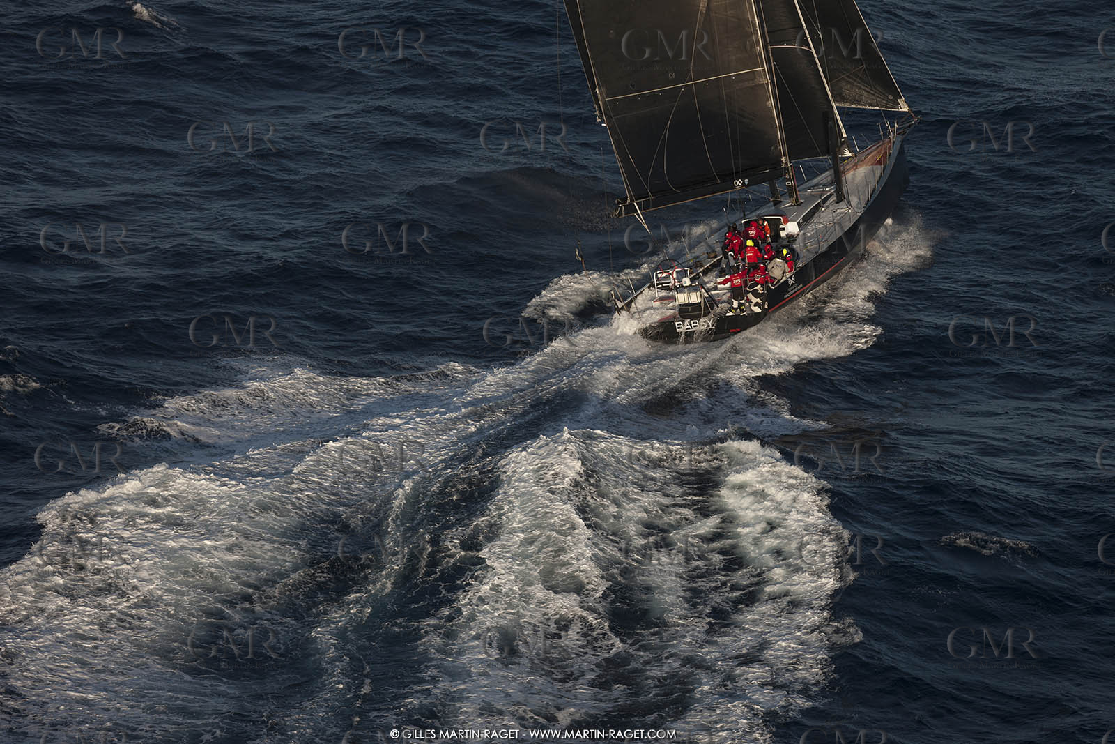 09 10 2017, Calvi (FRA,20), VOR 70 Babsy, Tentative de record autour de la Corse à la voile, skipper Franck Cammas