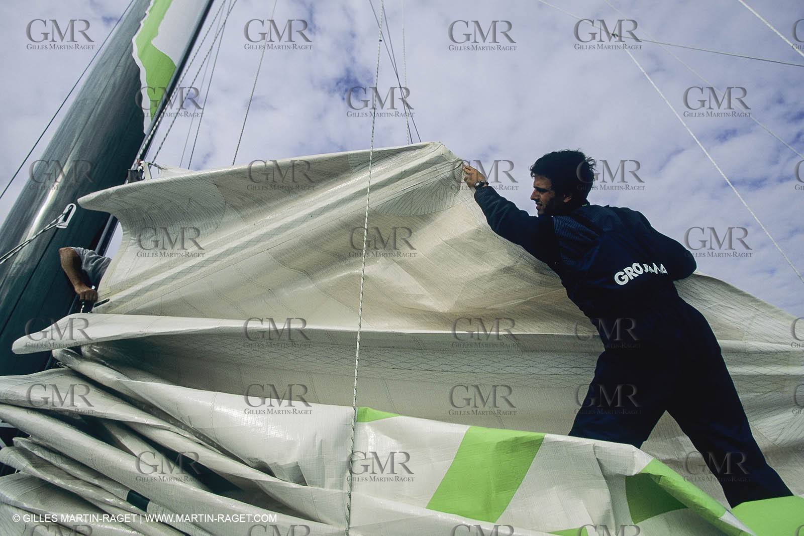 Course à la voile, multicoques, ORMA 60, Franck Cammas, Groupama