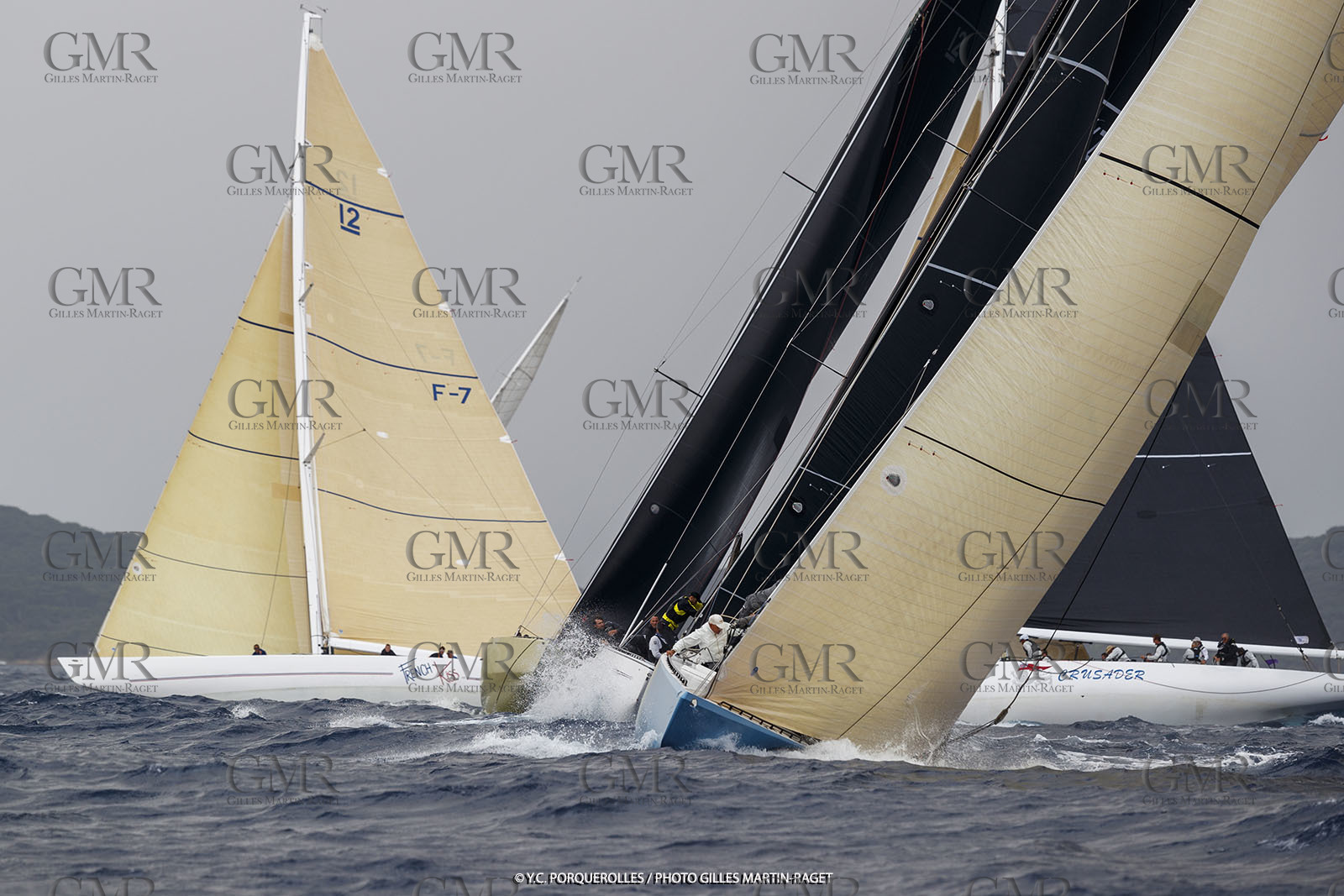 19 06 2024, Porquerolles Island (FRA), Championnat du monde des 12 m JI 2024, Race Day 1