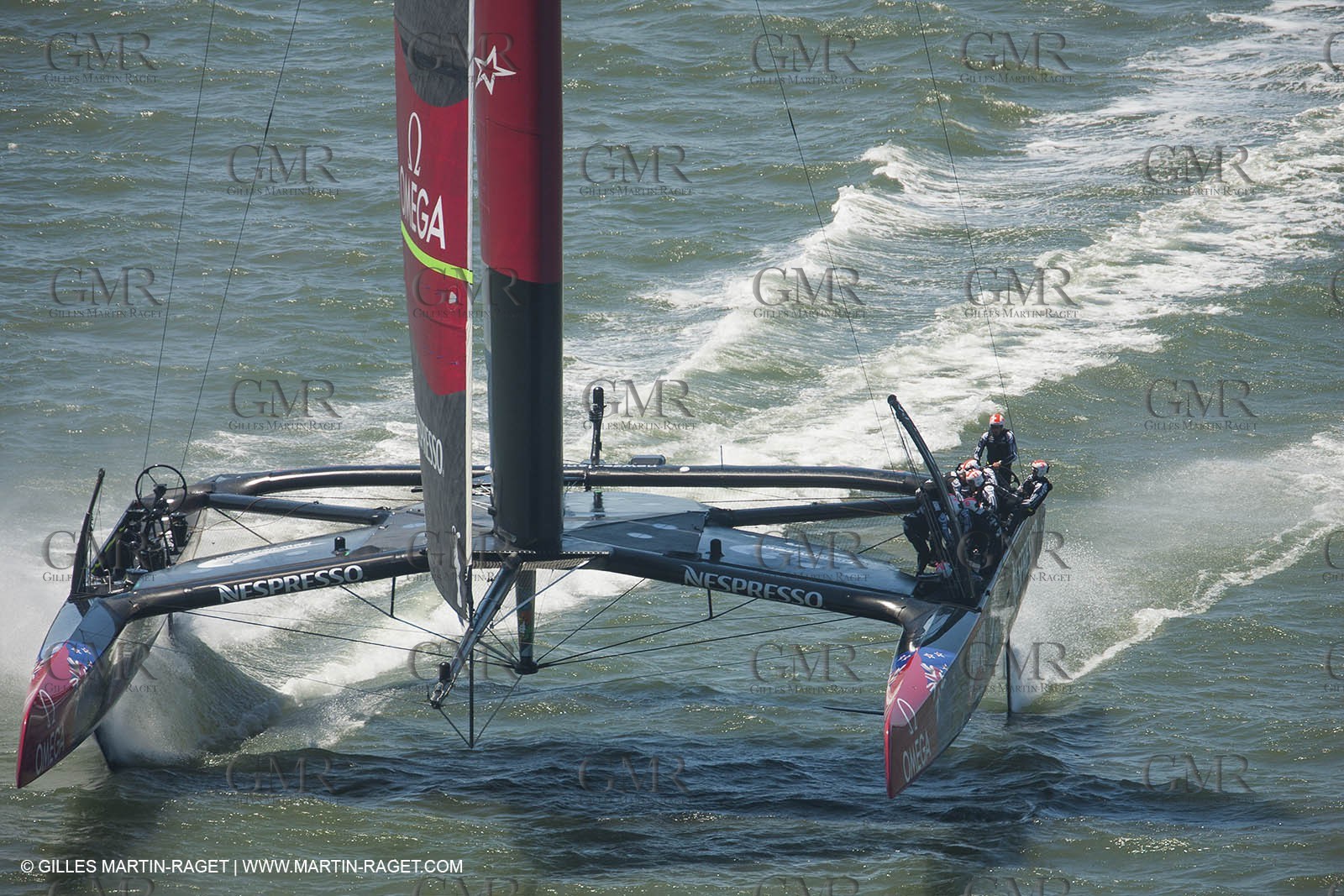 08 07 2013 - San Francisco (USA,CA) - 34th America's Cup - Louis Vuitton Cup - Round Roin - Race day 2 - Emirates Team New Zealand Vs Artemis (forfeit)