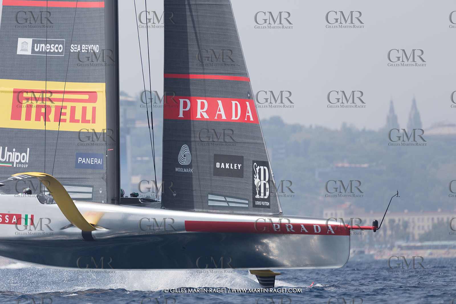 24 08 2024, Barcelona (ESP), Louis Vuitton 37th America's Cup, Louis Vuitton Prelilinary Regatta, Race Day 3