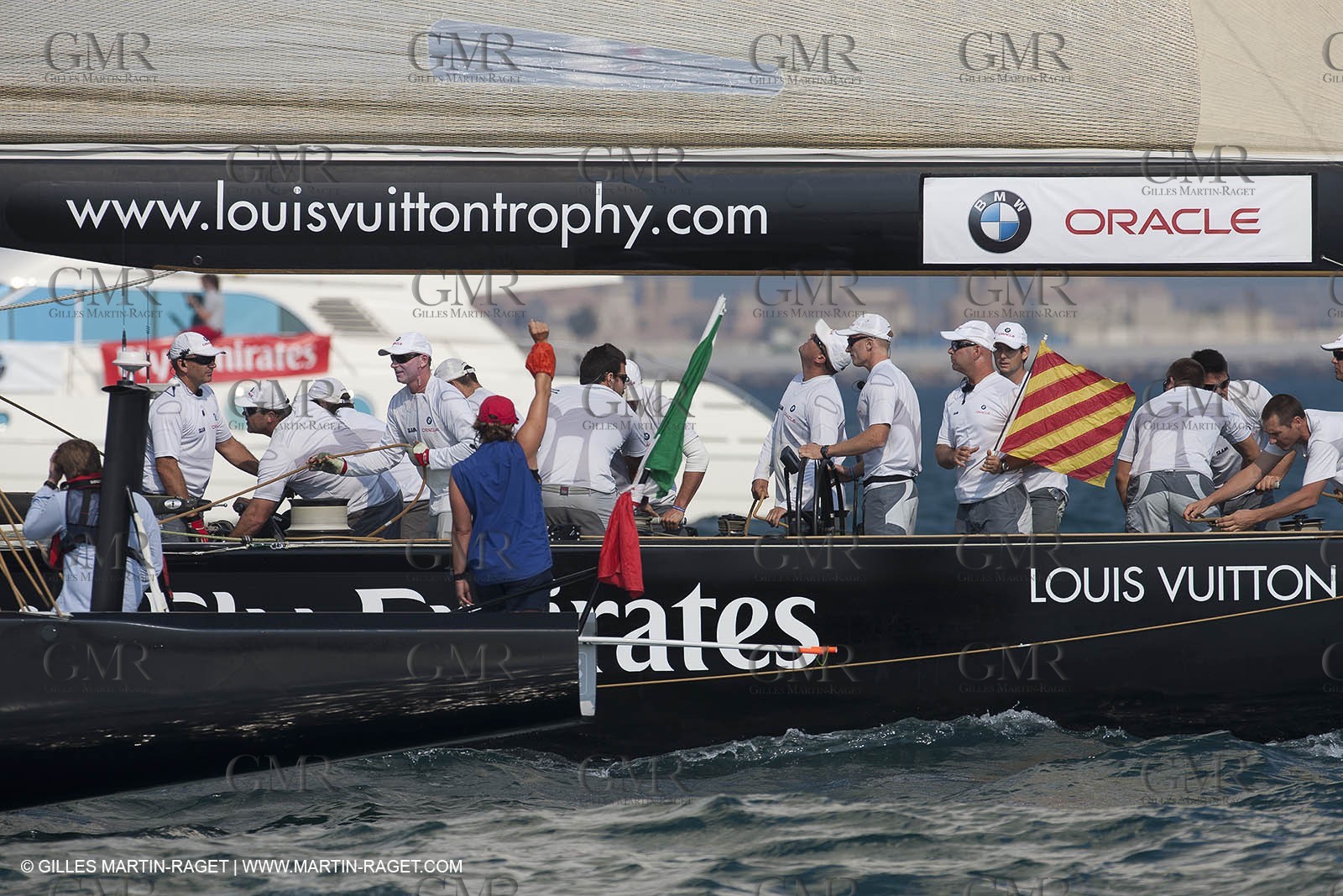 23 11 2010 - Dubai (UAE) - Dubai Louis Vuitton Trophy -  Round 2 - BMW ORACLE Racing Vs Mascalzone Latino
