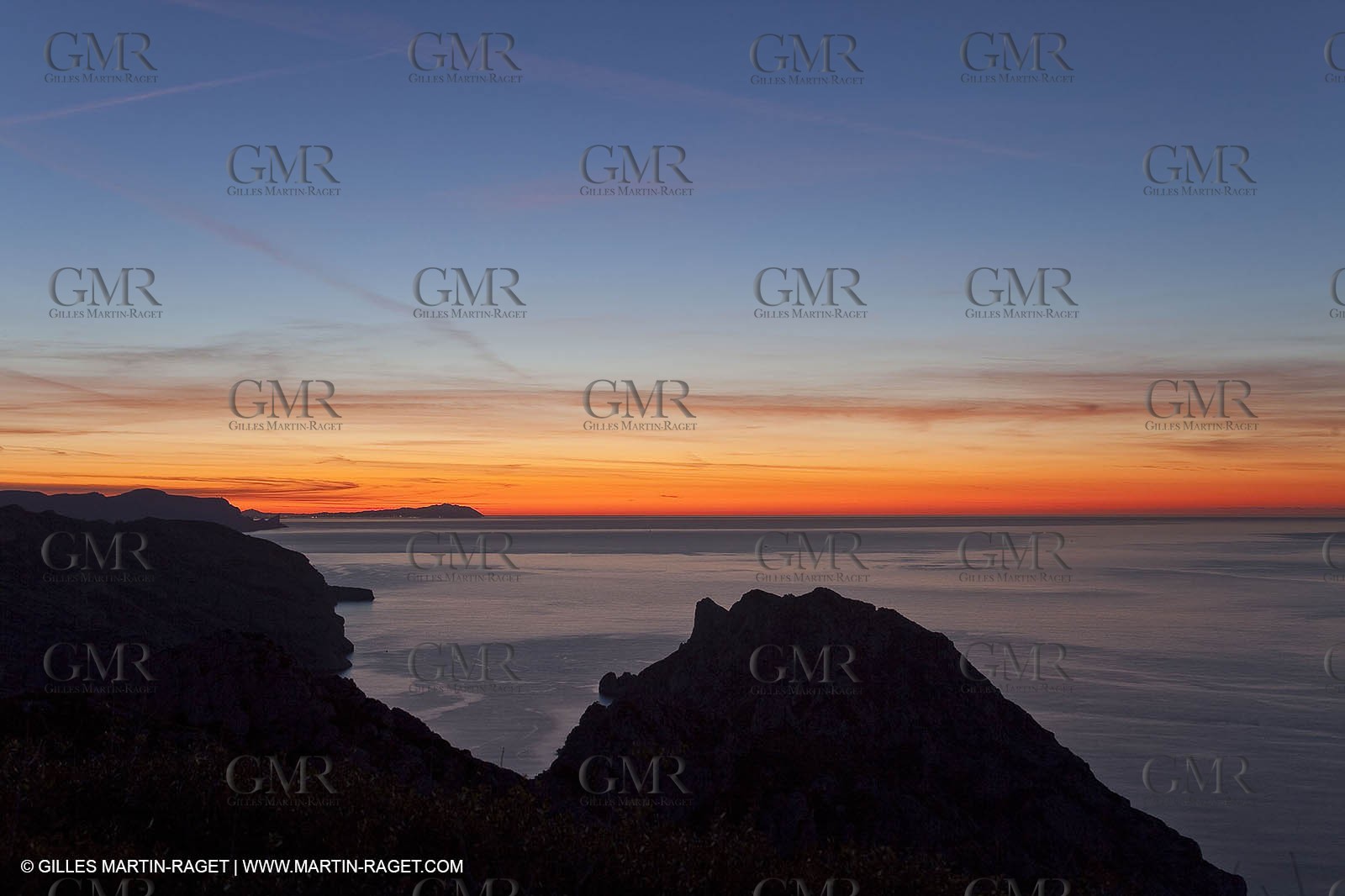 Décember 2009 - Marseille (FRA) - Les Calanques - Sormiou highs as seen from Cortiou pass
