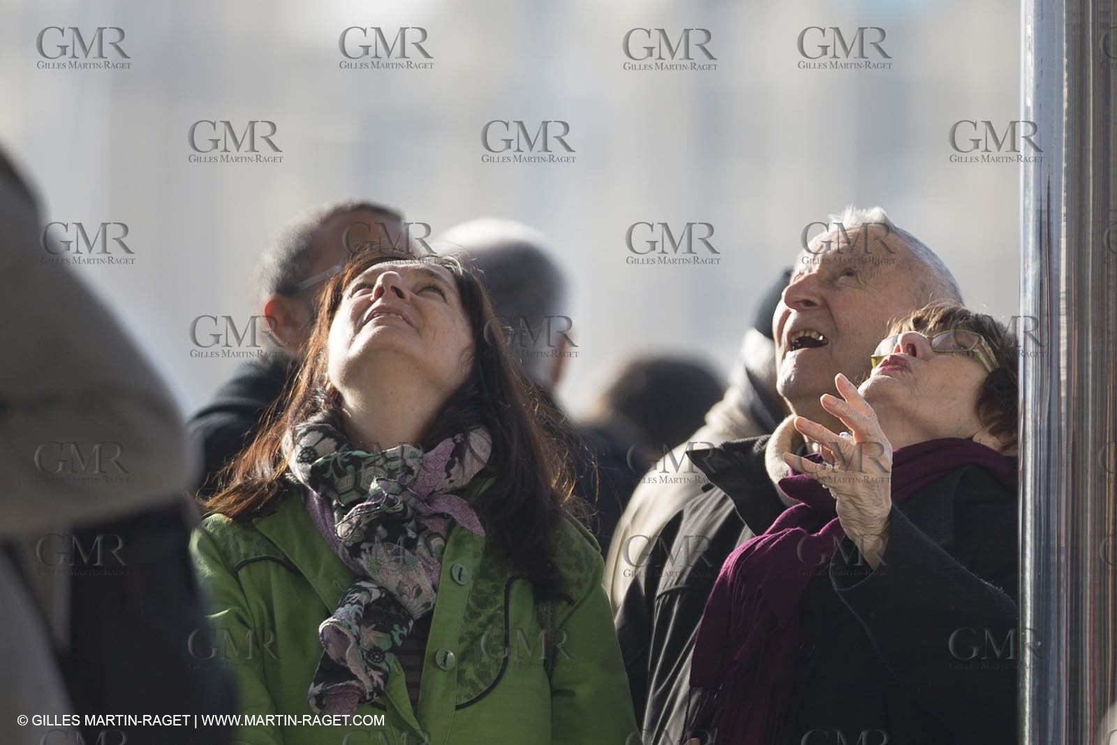 02 02 2013- Marseille (FRA,13) Inauguration de l'ombrière et du Vieux Port semi-piétonnier
