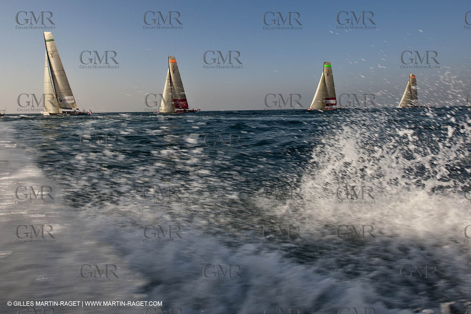 25 11 2010 - Dubai (UAE) - Dubai Louis Vuitton Trophy -  BMW ORACLE Racing Fleet races