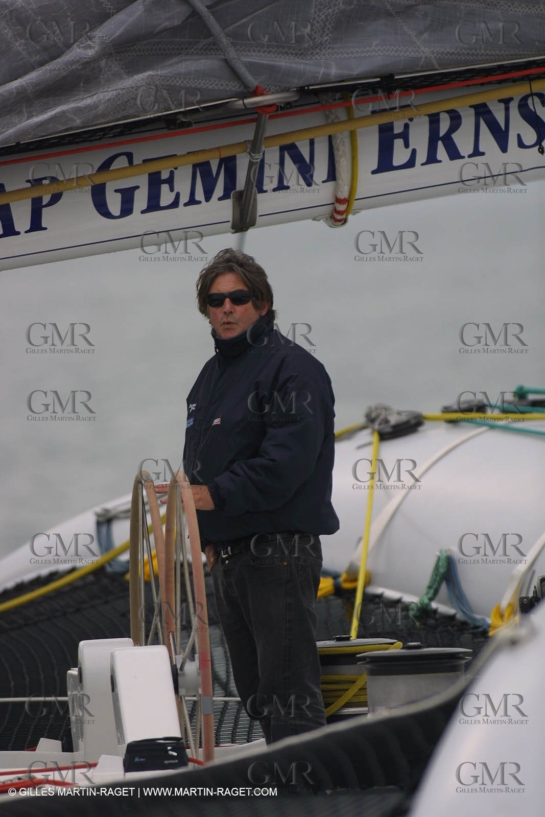 Geronimo - Jules Verne Trophy 2001 start - Brest