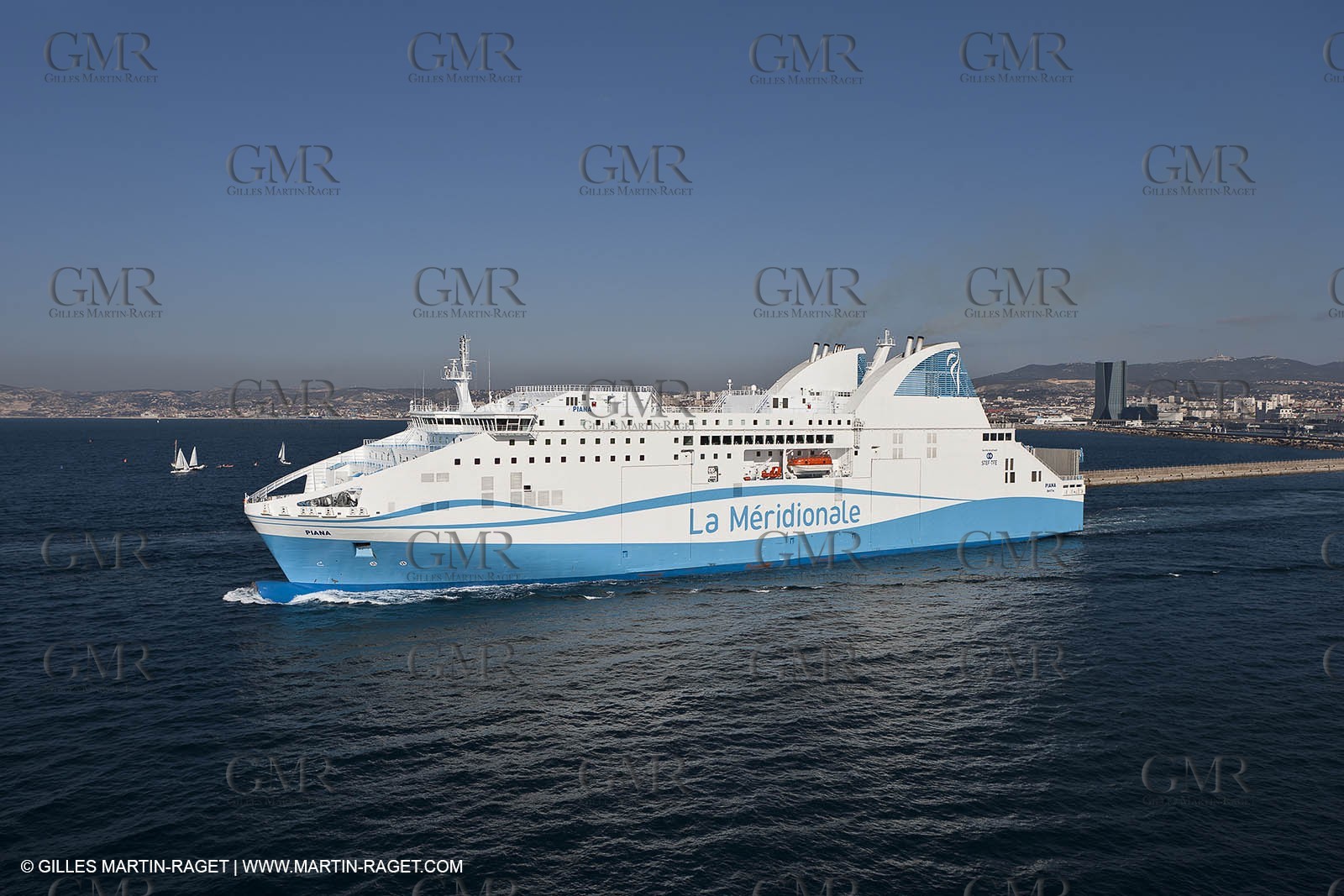 14 01 2012 - Marseille (FRA,13) - La Meridionale shipping company - the Piana off Marseille and the Calanques