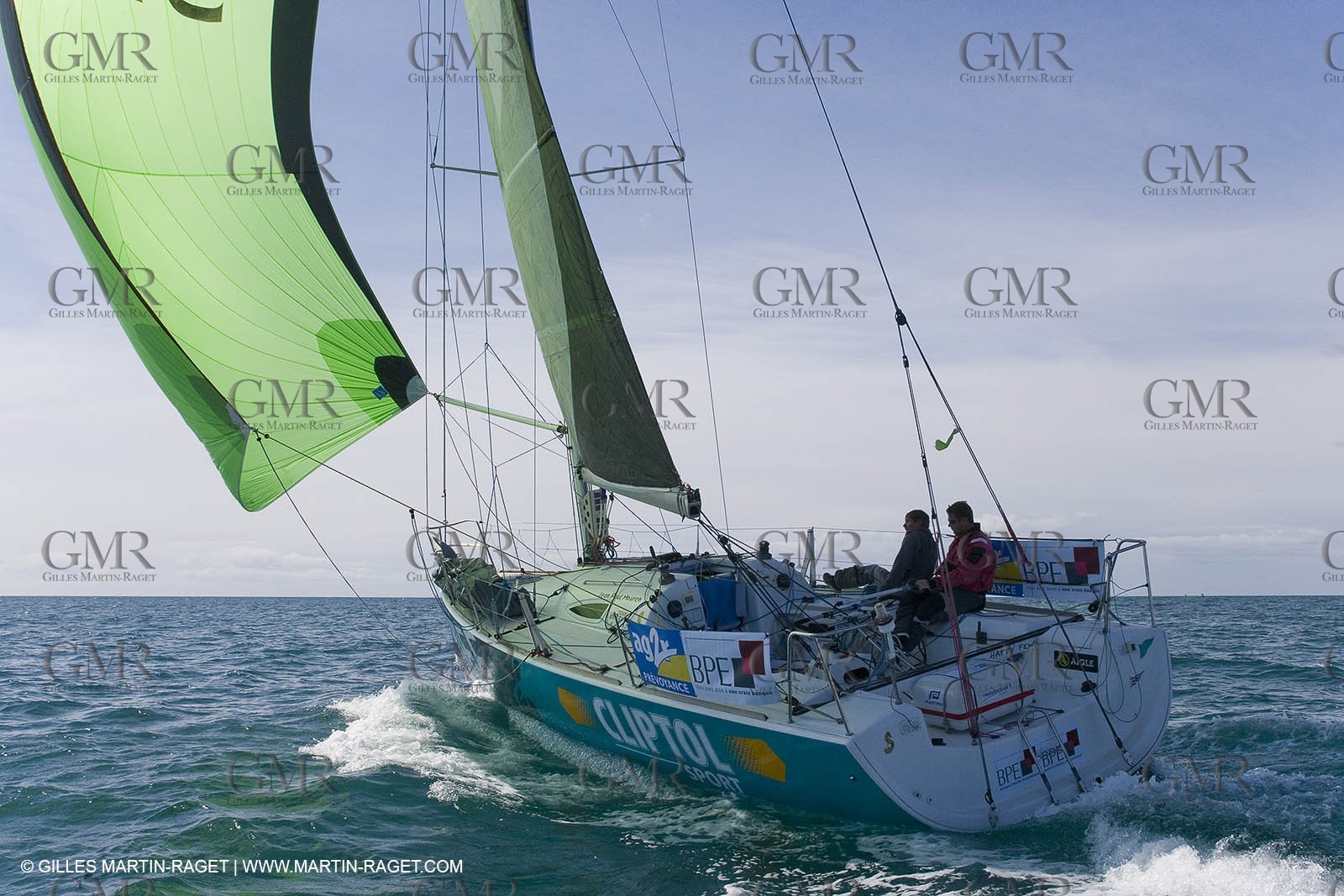 27 03 08- La Grande Motte- (FRA,34) Transat AG2R 2008- Jean-Paul Mouren- Laurent Pellecuer
