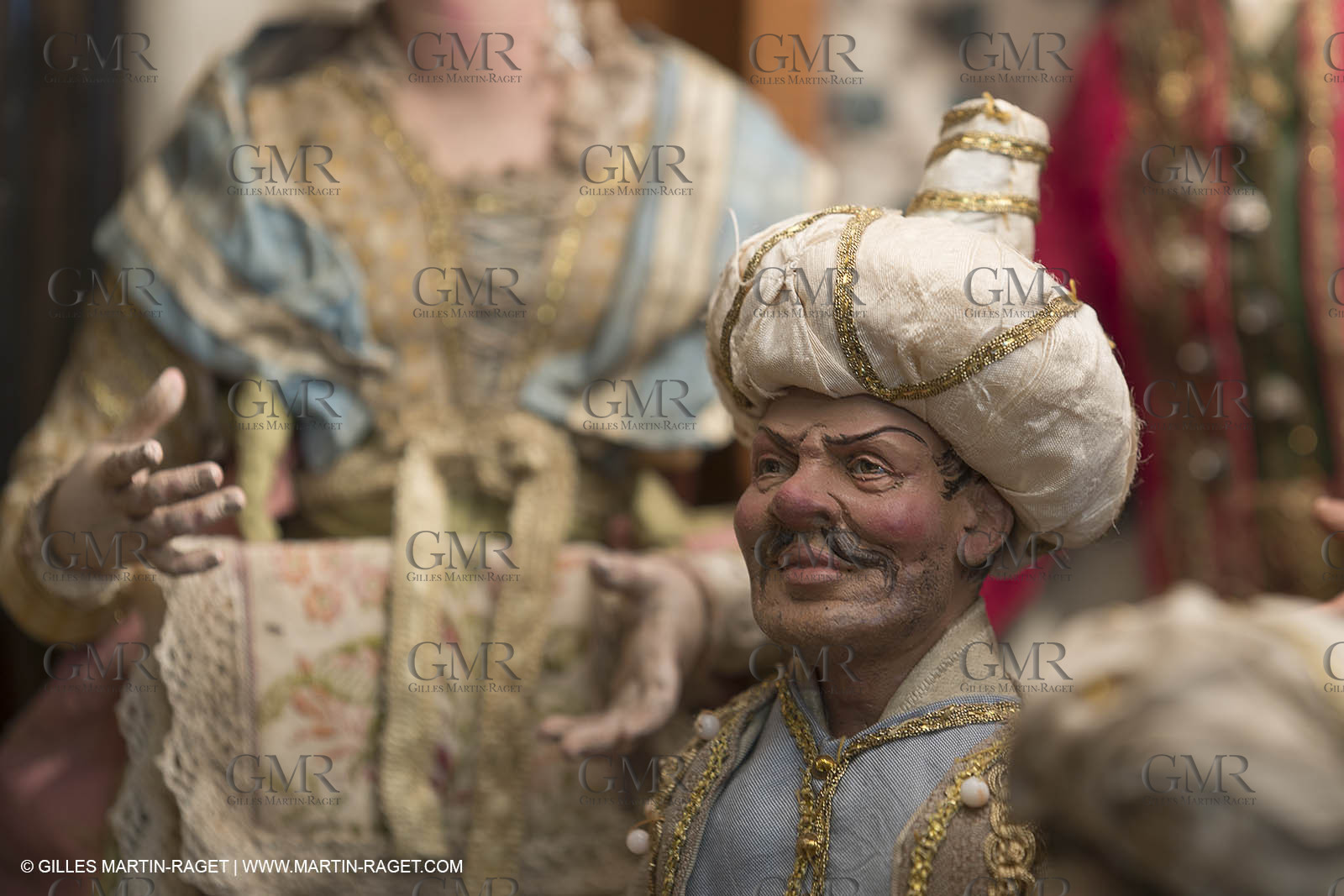 27 01 2018; L'isle sur Sorgue (FRA; 84); Les antiquaires; Crèche et santons de Jean-Jacques Bourgeois
