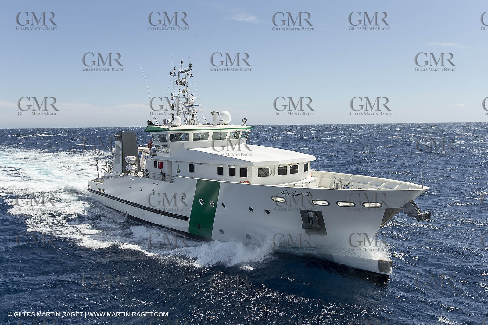 Al Azizi -  H2X boatyard - Oceanographjic research ship - Sea trials off La Ciotat (FRA,13) - 29 07 2014