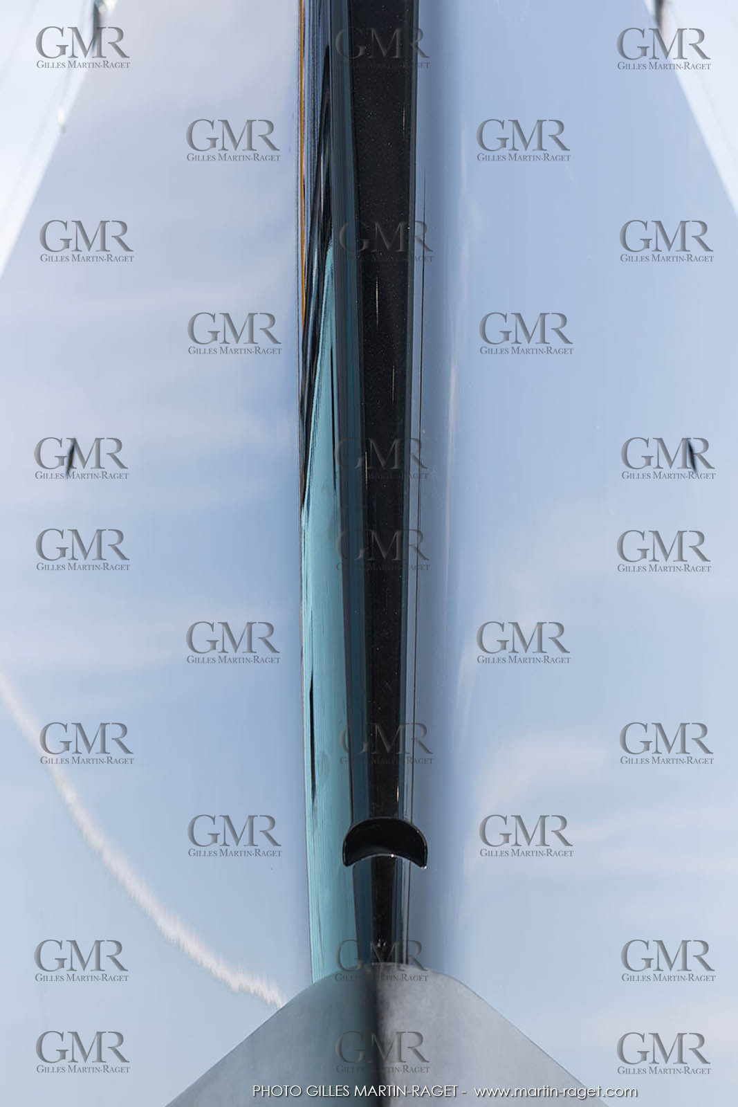 22 07 2017, Savona (ITA), Wally Cento Tango going out of the shed, Photo Gilles Martin-Raget