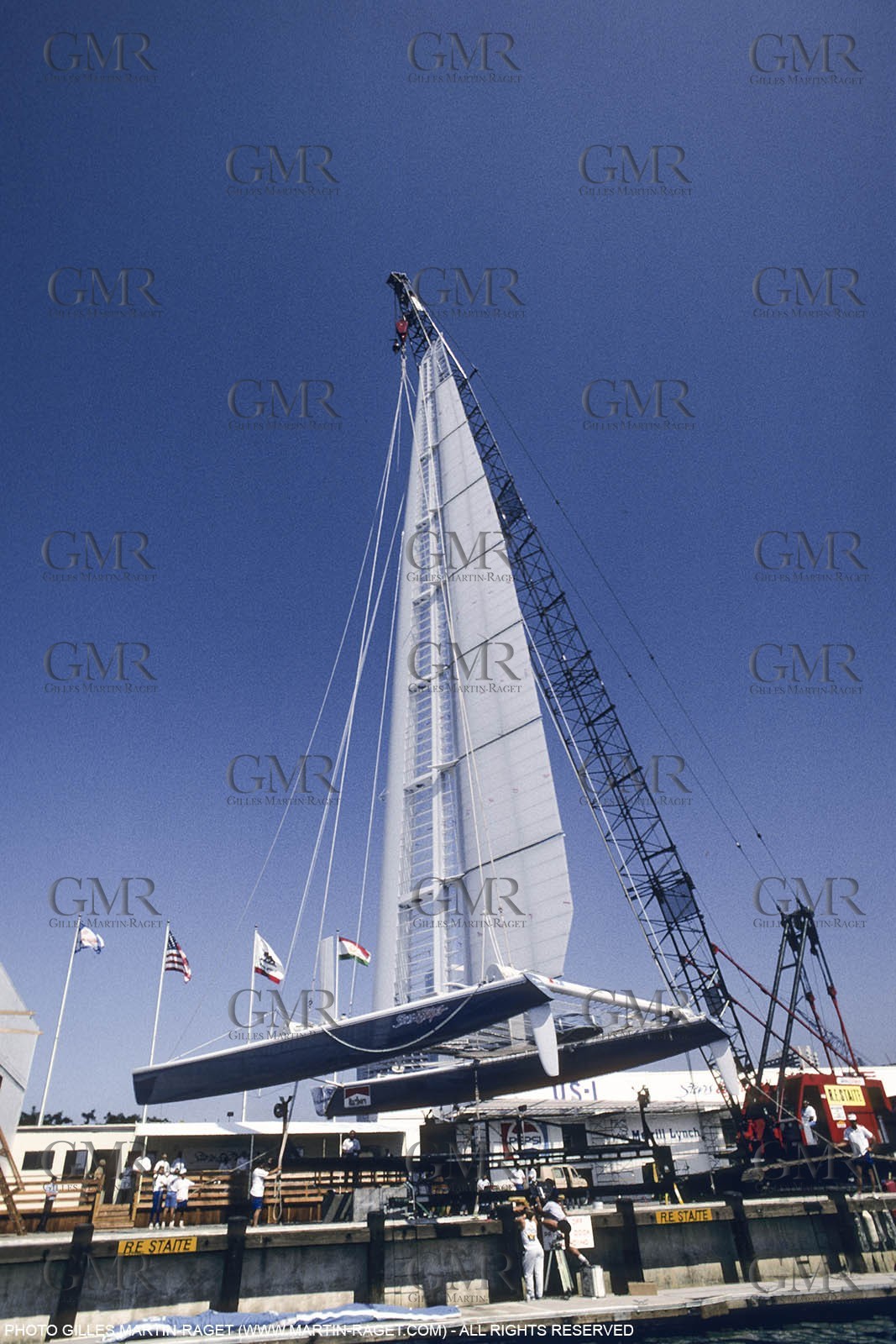 Sailing, Yacht Racing, America's Cup XXVII, San Diego (USA,CA) 1988, Stars & Stripes Vs New Zealand