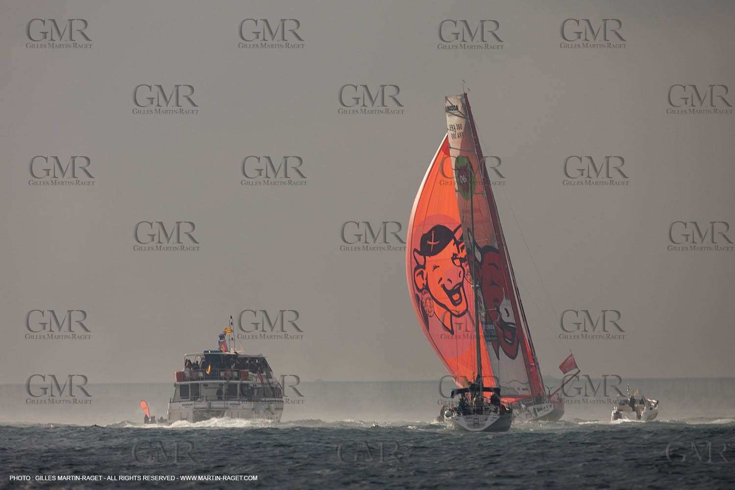 31 12 2010 - Barcelona (ESP) - Barcelona World Race 2010 - Groupe Bel - Start