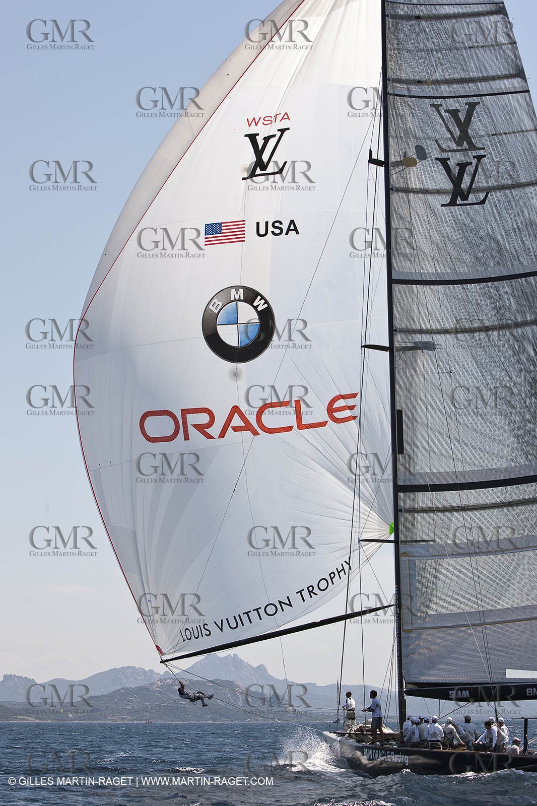 19 05 2010 - La Maddalena (ITA, Sardinia) Louis Vuitton Trophy - BMW ORACLE Racing - Training