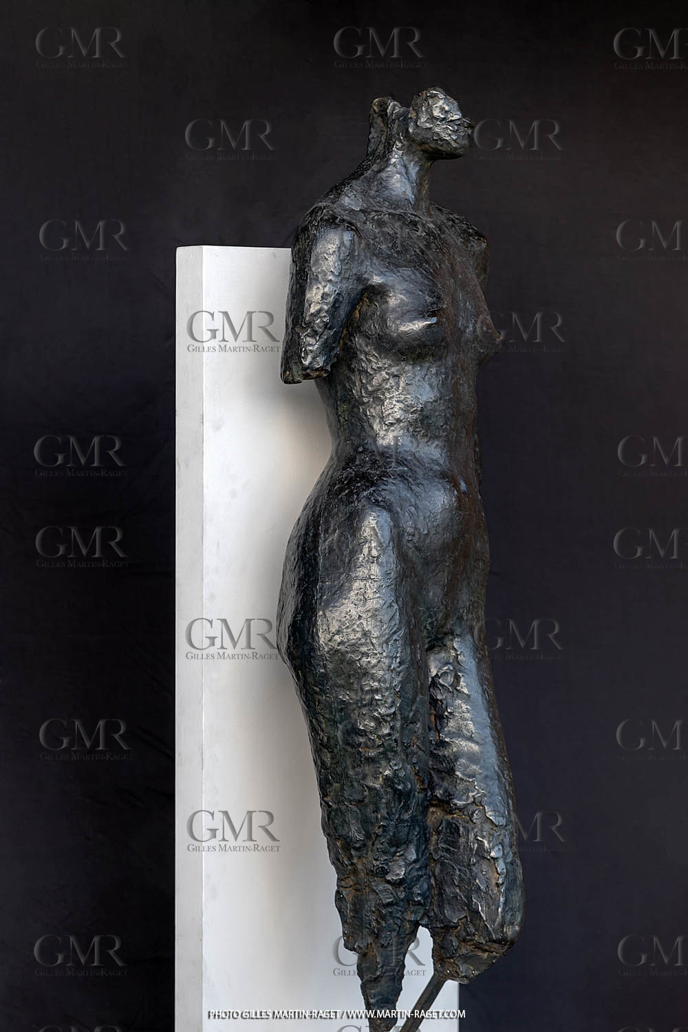 05 01 2023, Arles (FRA, 13), Oeuvre de Germaine Richier, Torse II, 1941, Epreuve d'exposition