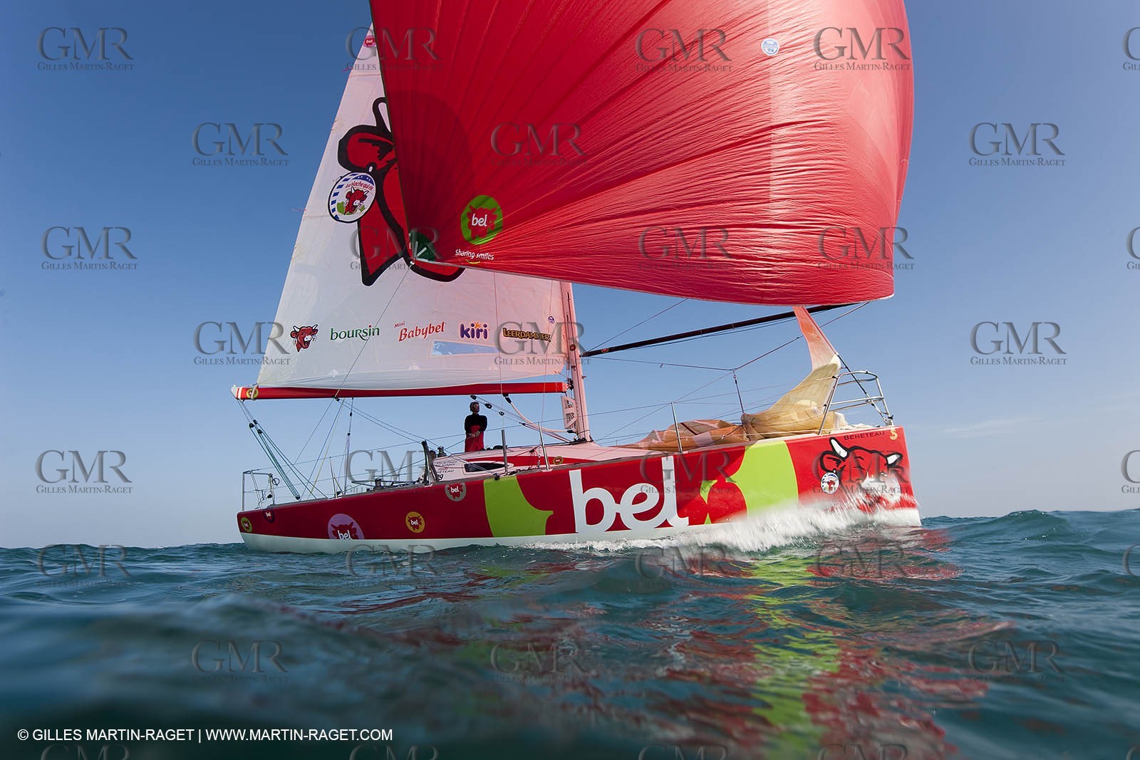 13 03 2010 -  La Grande Motte   Port Camargue (FRA) - Groupe Bel - Kito de Pavant   Sebastien Audigane training for Transat AG2R
