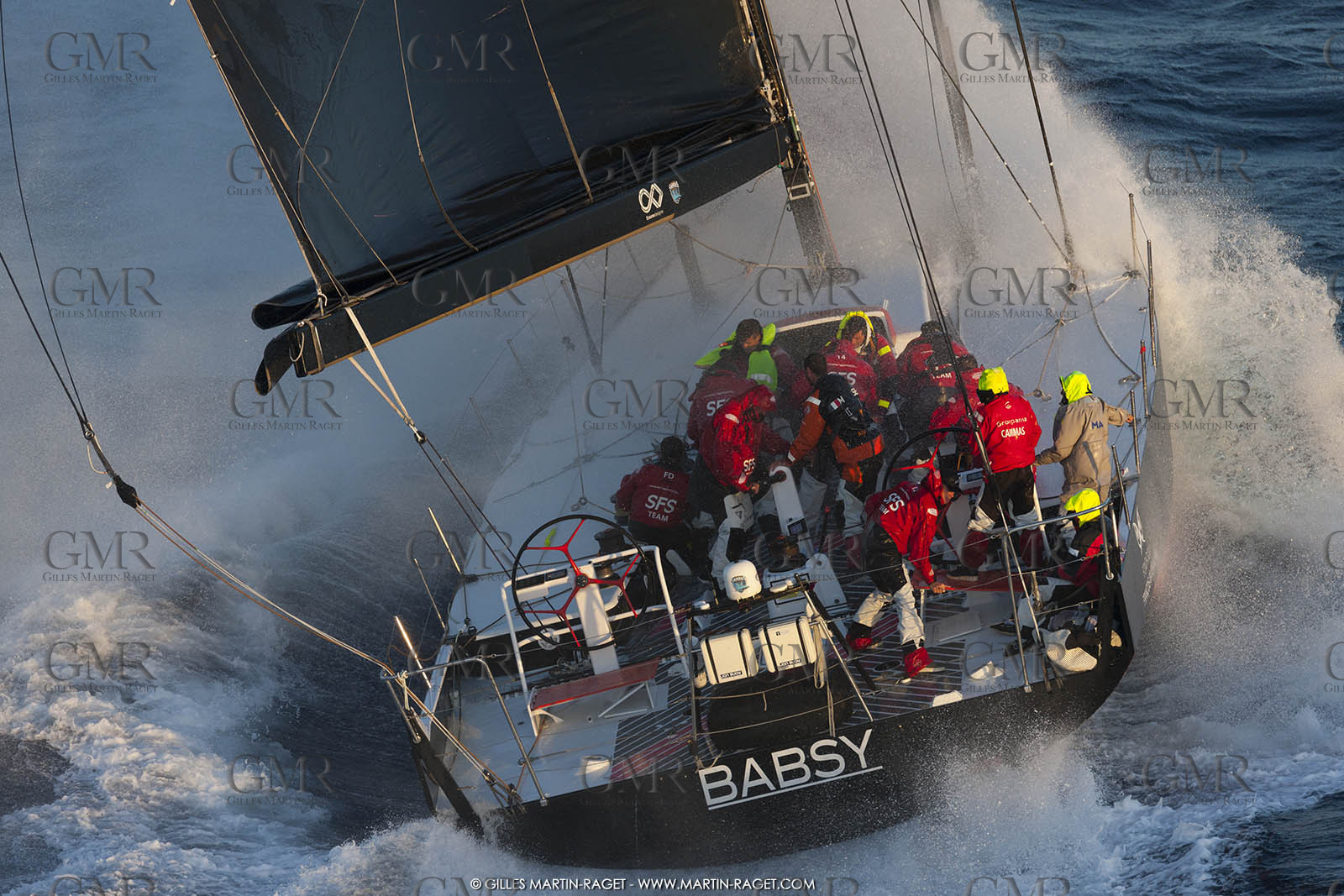 09 10 2017, Calvi (FRA,20), VOR 70 Babsy, Tentative de record autour de la Corse à la voile, skipper Franck Cammas