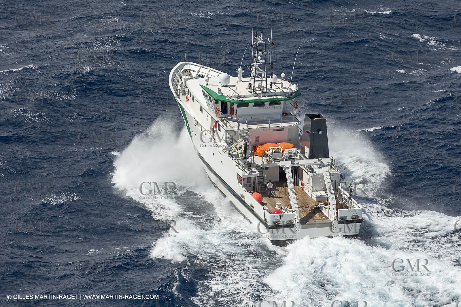 Al Azizi -  H2X boatyard - Oceanographjic research ship - Sea trials off La Ciotat (FRA,13) - 29 07 2014