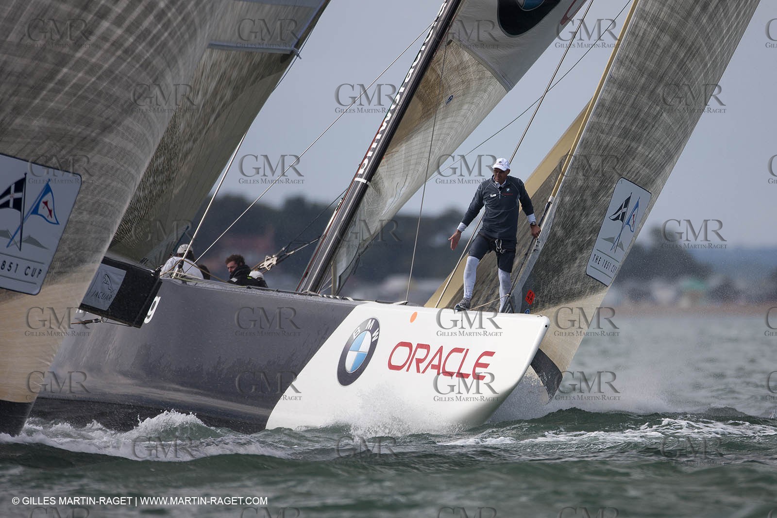02 08 2010 - Cowes (UK, IOW) 1851 Cup -  BMW ORACLE Racing - Training Day.