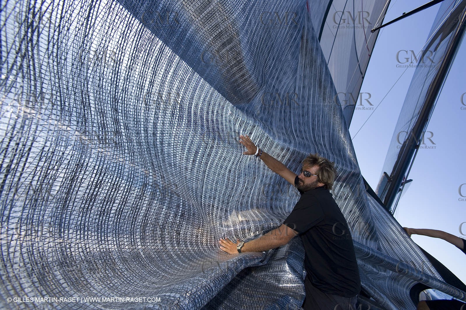 03 09 06 - Porto Cervo (Sardinia) - Maxi World Cup 2006 - Onboard Wally 90 Tango