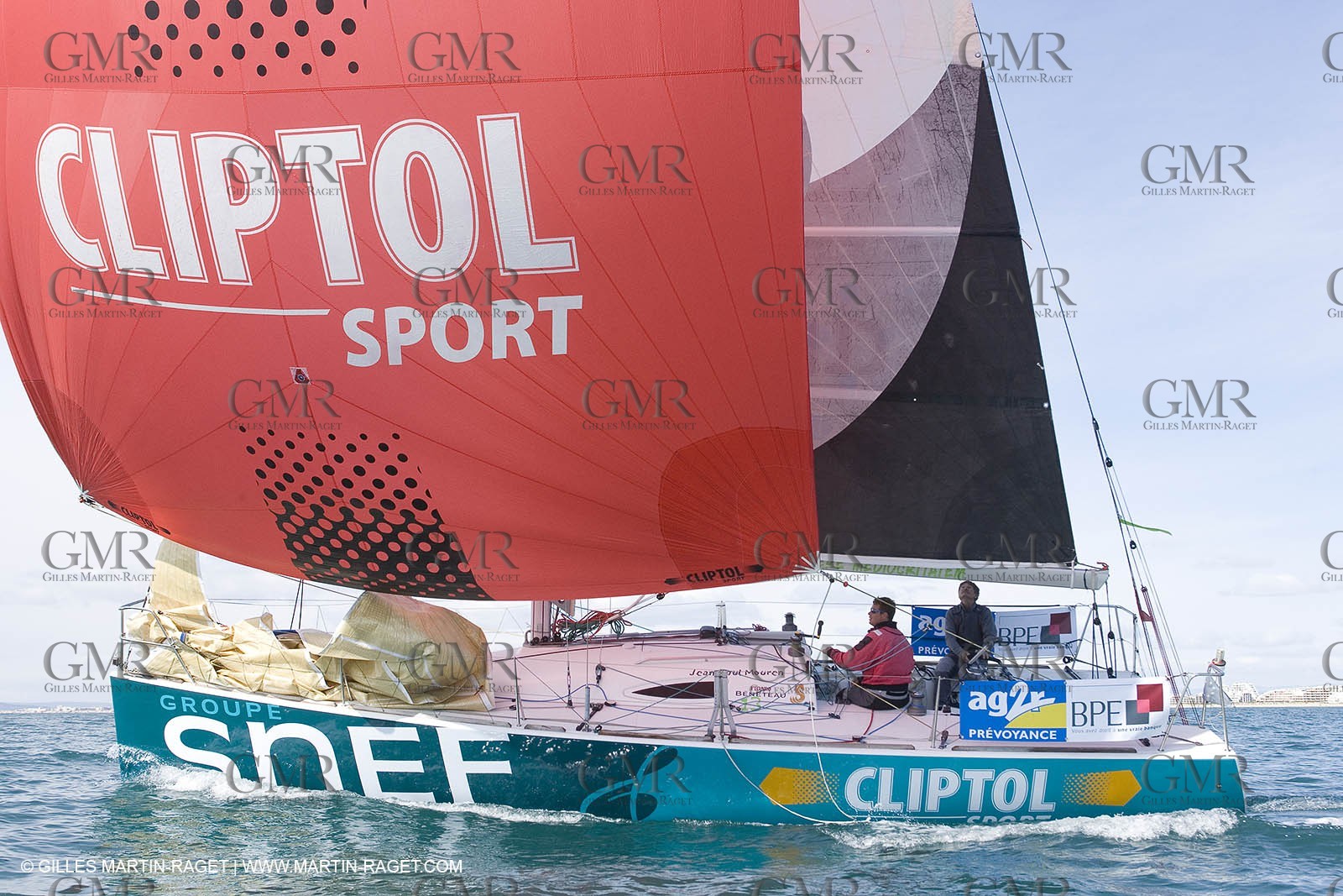 27 03 08- La Grande Motte- (FRA,34) Transat AG2R 2008- Jean-Paul Mouren- Laurent Pellecuer