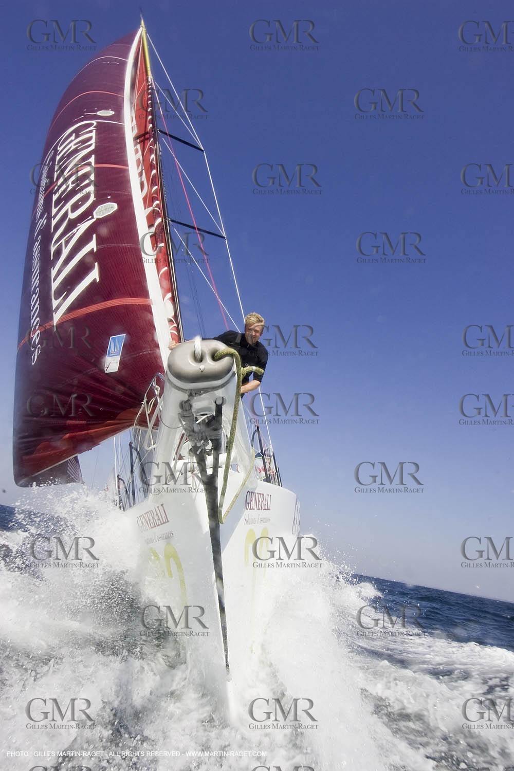 27 09 2008 - Lorient (FRA, 56) - Generali - Yann Eliès - Vendée Globe 2008 Training