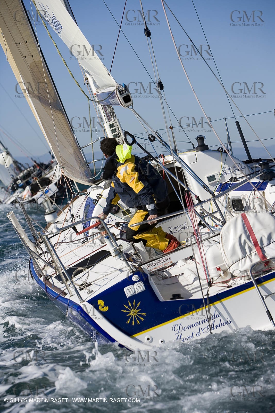 15 02 2007 - La Grande Motte (FRA) - Onedesign Figaro II - Thierry Duprey du Vorsent (Domaine de Monts d'Arbois)