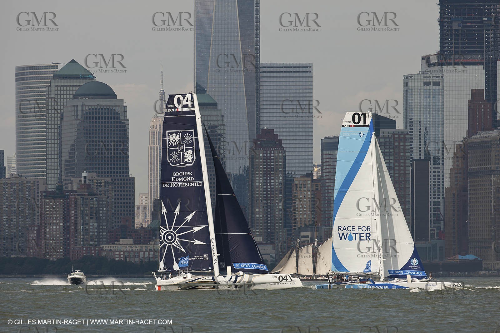 03 07 2012 - New York (USA, NY) - Krys Ocean Race prologuie - arrival in New York