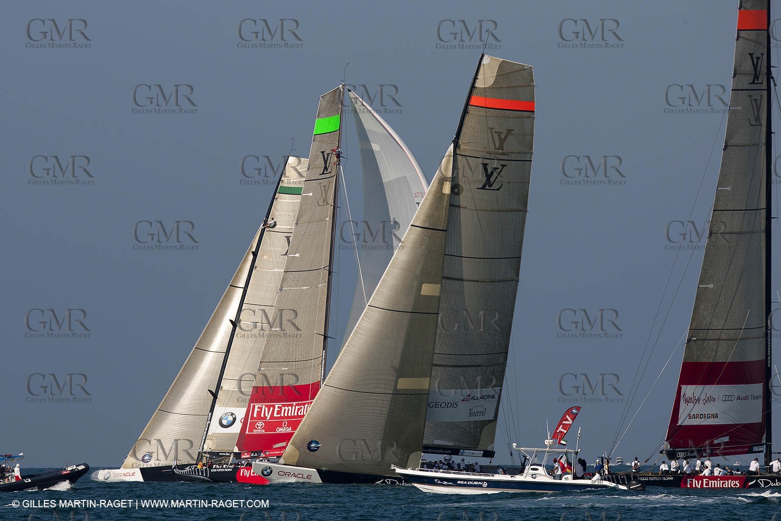 26 11 2010 - Dubai (UAE) - Dubai Louis Vuitton Trophy -1 2 final - BMW ORACLE Racing Vs All4One